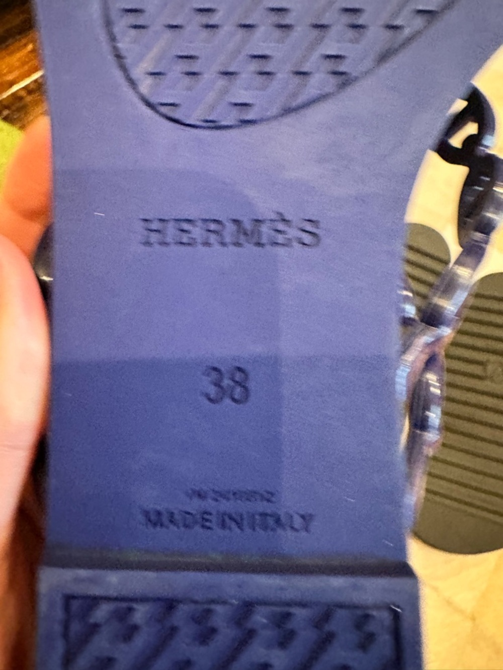 Hermes Island Sandal (Blue) - Picture 10 of 10